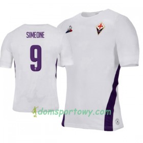 Koszulka ACF Fiorentina Simeone 9 Wyjazdowe Koszulki Piłkarskie 2018-2019 Krótki Rękaw